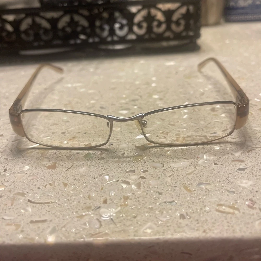 Prada Brown Gradient Eyeglasses VPR53H